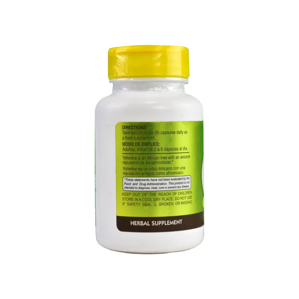 Yohimbe 250 mg Sunchine Naturals (60 cápsulas) - Miniatura 3
