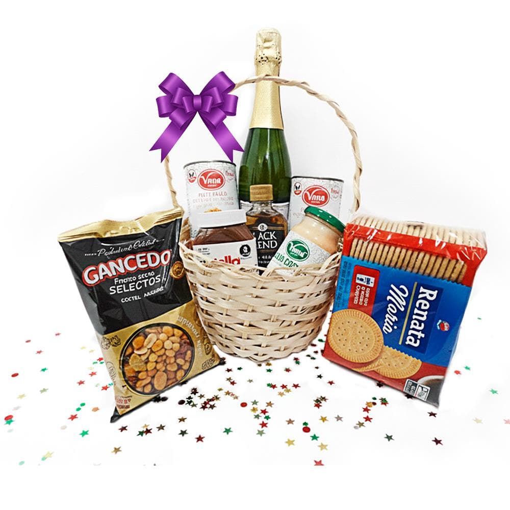 Cesta familiar de navidad - Imagen 1