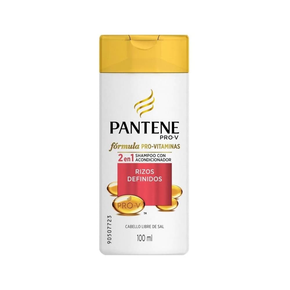 Champú y acondicionador rizos definidos 2 en 1 Pantene (100 ml) - Imagen 1