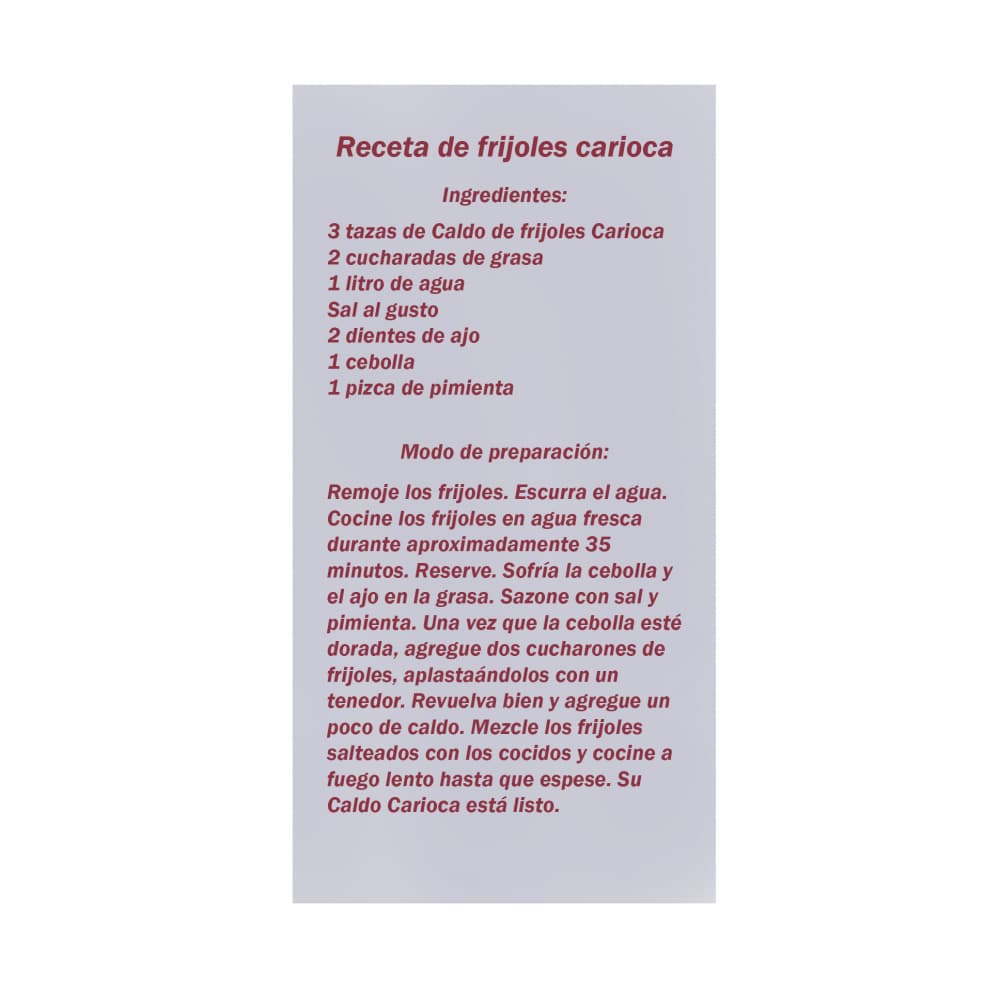 Frijoles pintos Caldo Carioca (1 kg / 2.2 lb) - Miniatura 4