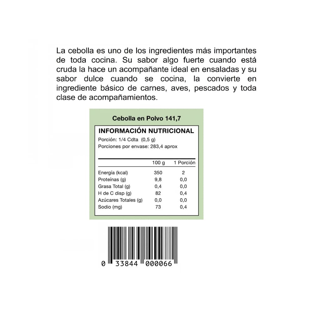 Cebolla en polvo Badia (78 g / 2.75 oz) - Miniatura 3