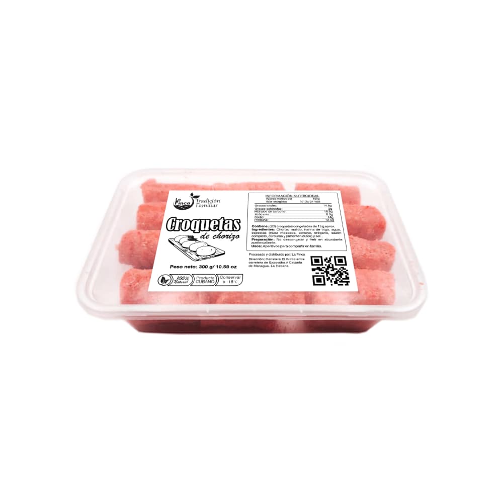 Croquetas de chorizo La Finca (20 x 15 g / 10.58 oz) - Miniatura 2