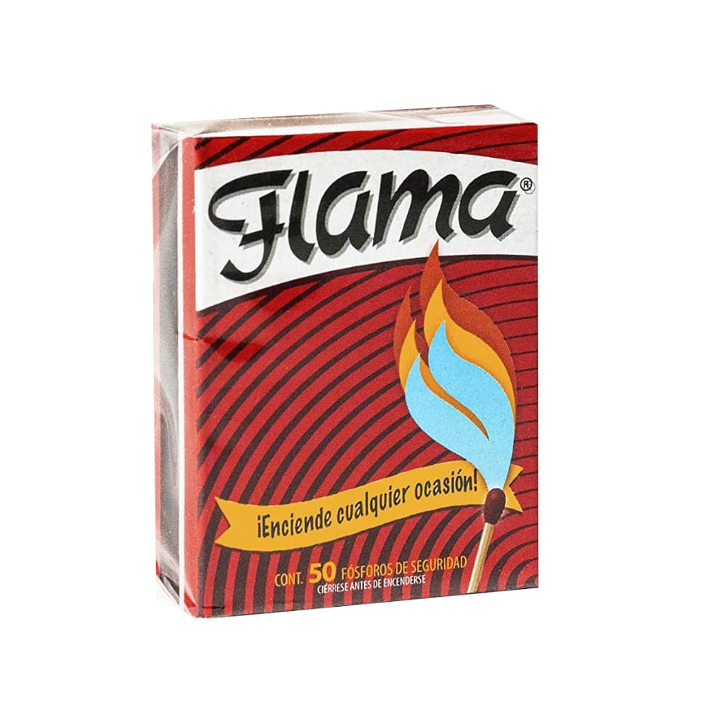Caja de fósforos Flama (50 U) - Imagen 1