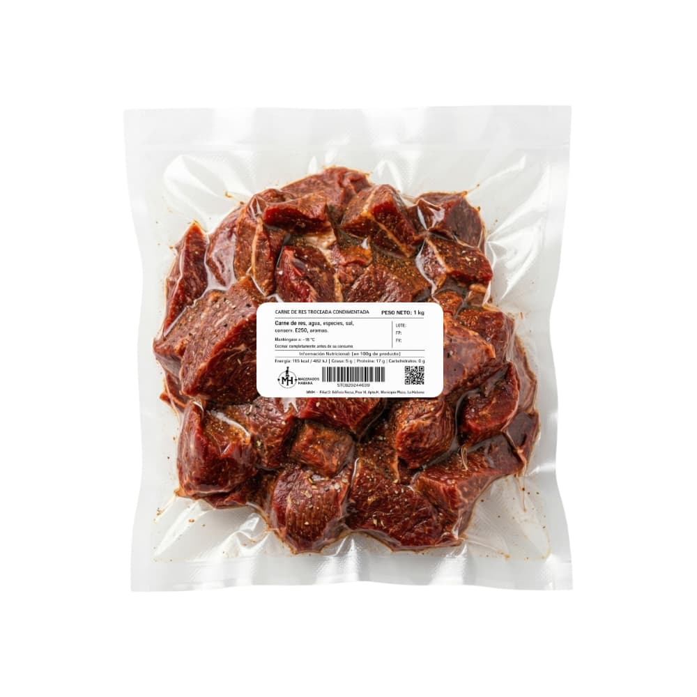 Carne de res troceada condimentada Macerados Habana (1 kg / 2.2 lb) - Miniatura 1