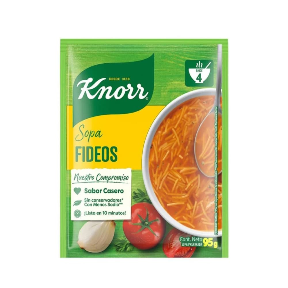 Sopa de fideos Knorr (95 g / 3.35 oz) - Imagen 1