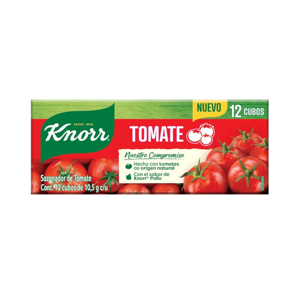 Sazonador completo de tomate Knorr (12 x 10.5 g) - Imagen 1