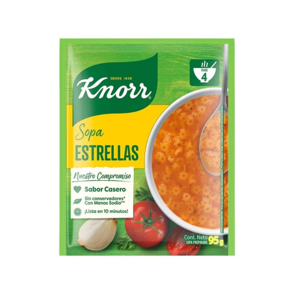 Sopa estrellas Knorr (95 g / 3.35 oz) . - Imagen 1