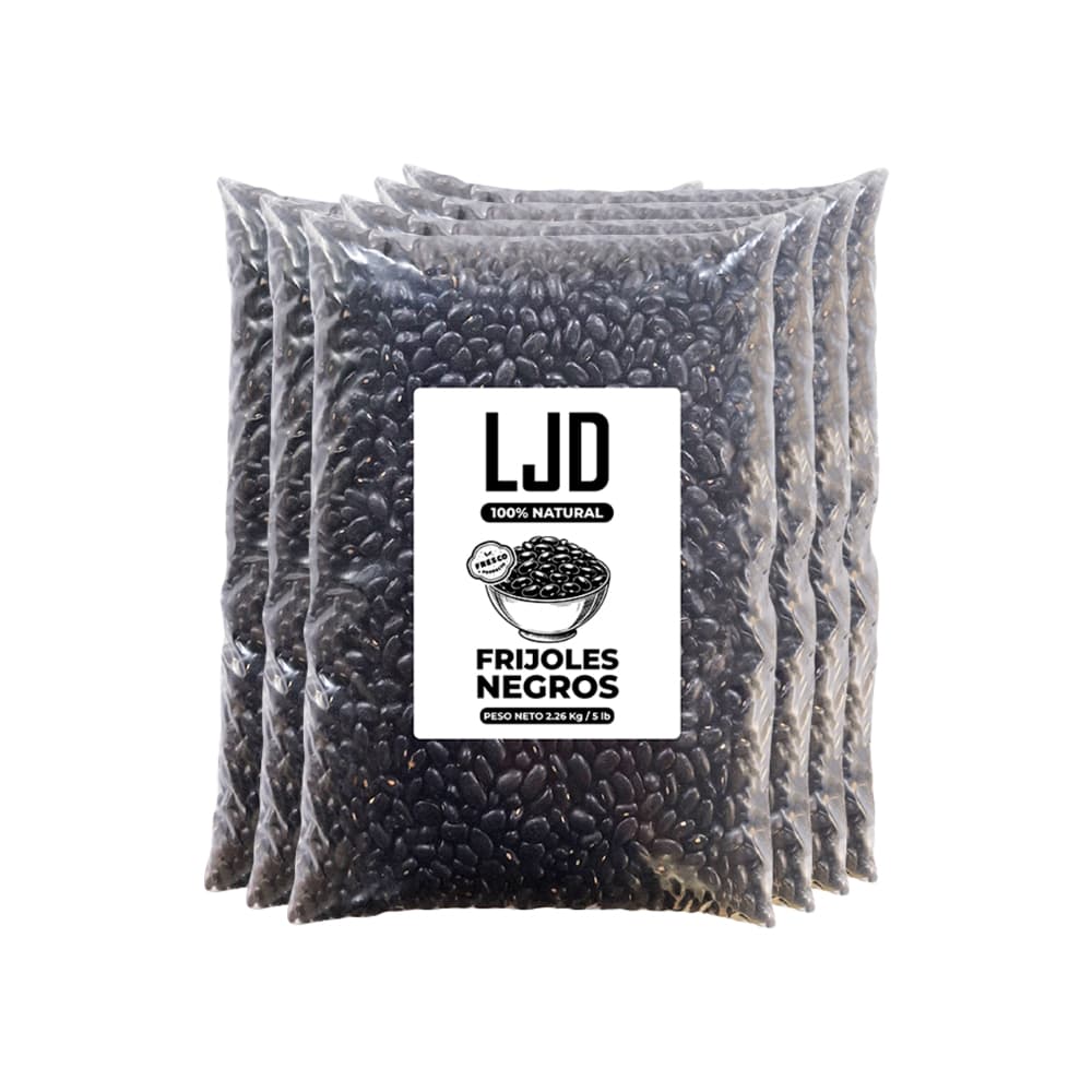 Frijoles negros LJD (6 x 2.26 kg / 5 lb) - Imagen 1