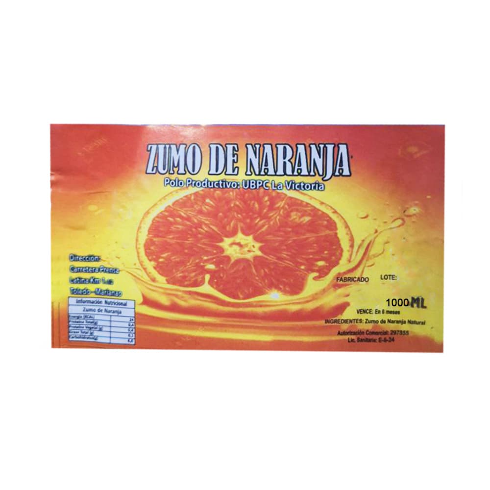 Zumo de naranja La victoria (1 L) - Miniatura 3