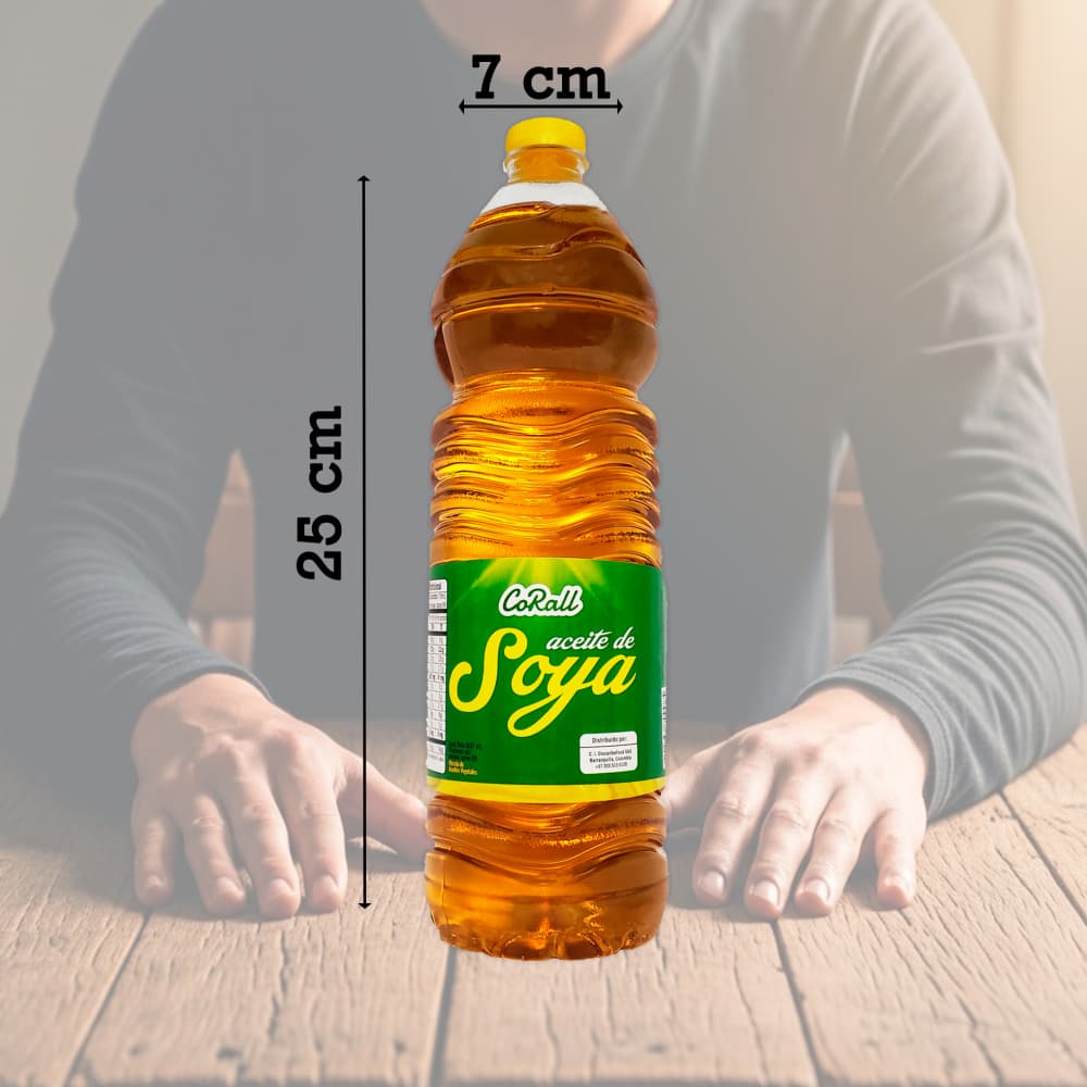 Aceite de soya CoRall (900 ml) - Miniatura 3