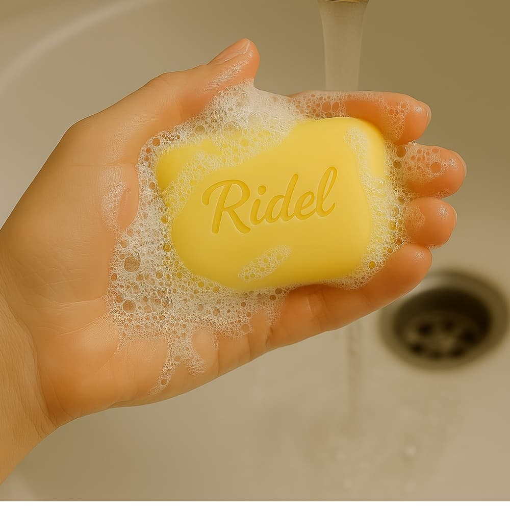 Jabón de baño limón Ridel (100 g / 3.53 oz) - Miniatura 4