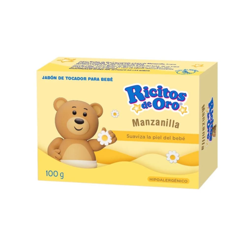 Jabón de tocador de manzanilla para bebé Ricitos de Oro Grisi (100 g / 3.52 oz) - Imagen 1