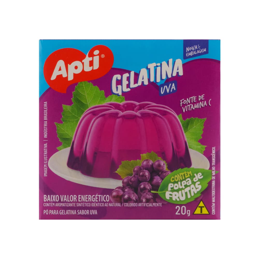 Gelatina sabor uva (5 x 20 g) - Miniatura 3