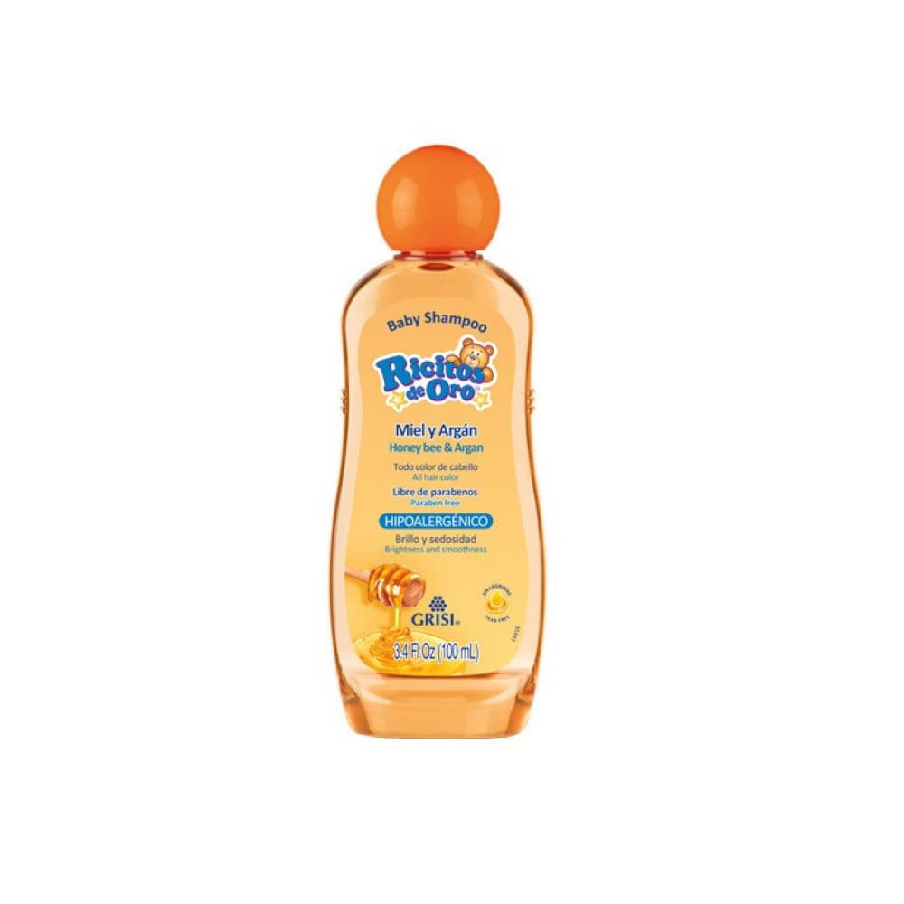 Champú de miel y argán para bebes Ricitos de Oro (100 ml) - Imagen 1