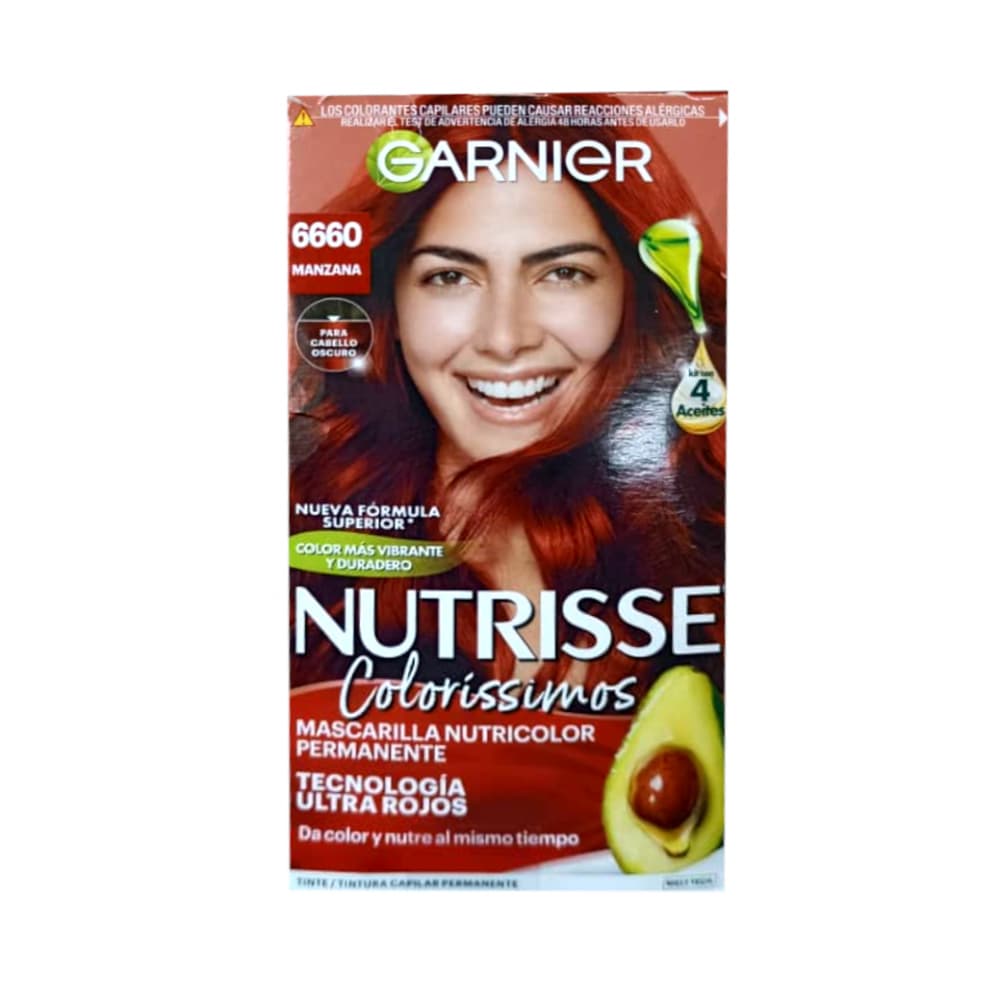 Tinte para el cabello Nutrisse Coloríssimos 6660 Manzana Garnier (45 g / 1.59 oz) - Miniatura 1