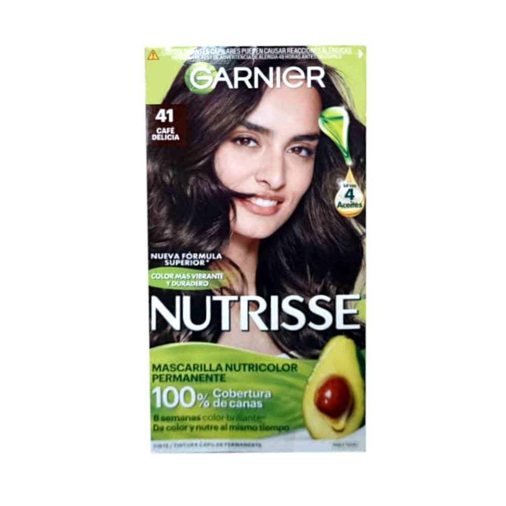 Tinte para el cabello 41 café delicia Nutrisse Garnier - Miniatura 1