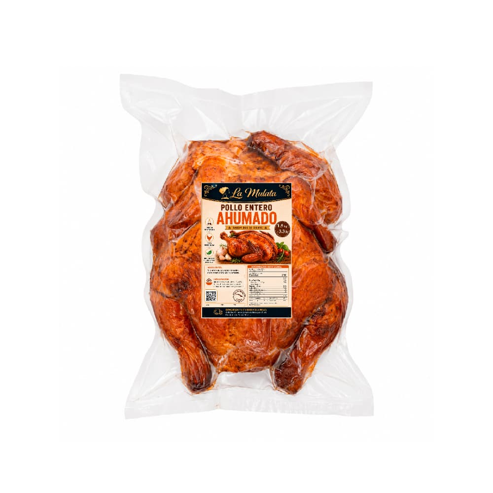 Pollo entero ahumado La Mulata (1.5 kg / 3.3 lb) - Miniatura 1