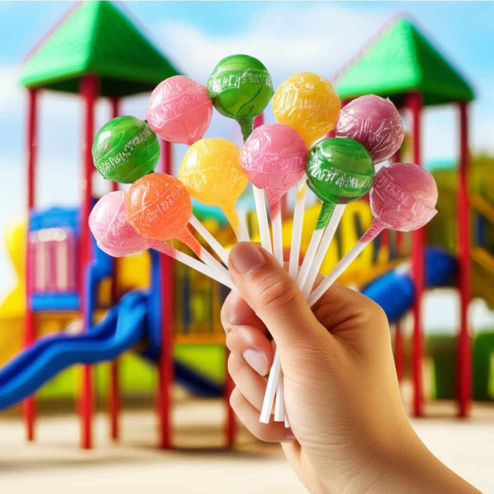 Paquete de chupa chupa cremoso sabores surtidos tipo helado Chupa Chups (300 g / 10.58 oz) - Miniatura 4