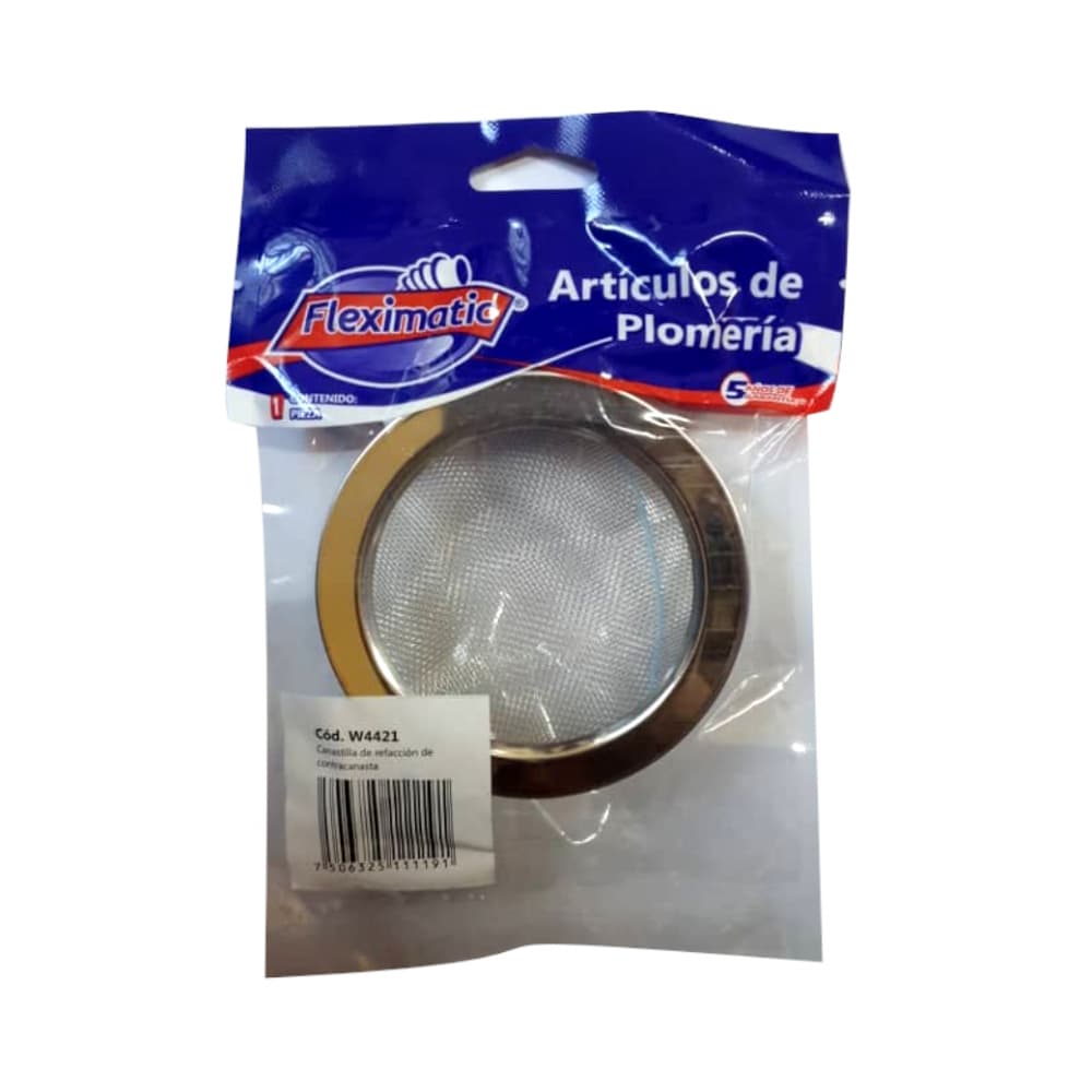 Canastilla de refacción de acero inoxidable para lavabo Fleximatic - Imagen 1