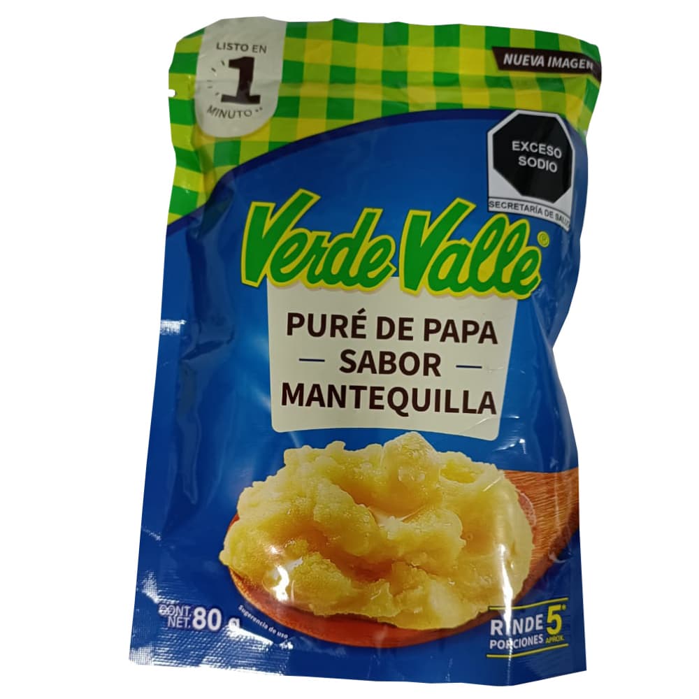 Puré de papas sabor mantequilla (80 g / 2.82 oz) - Imagen 1