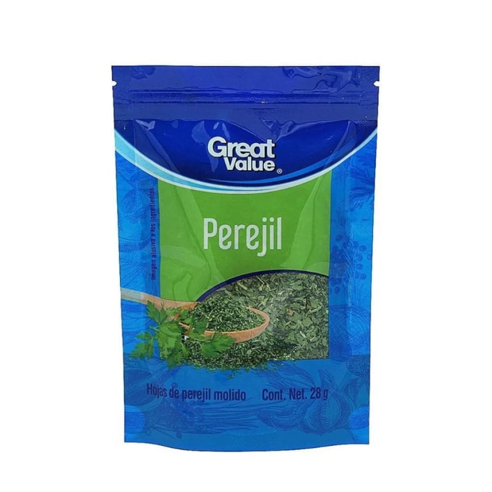 Hojas de perejil molido Great Value (28 g) - Imagen 1