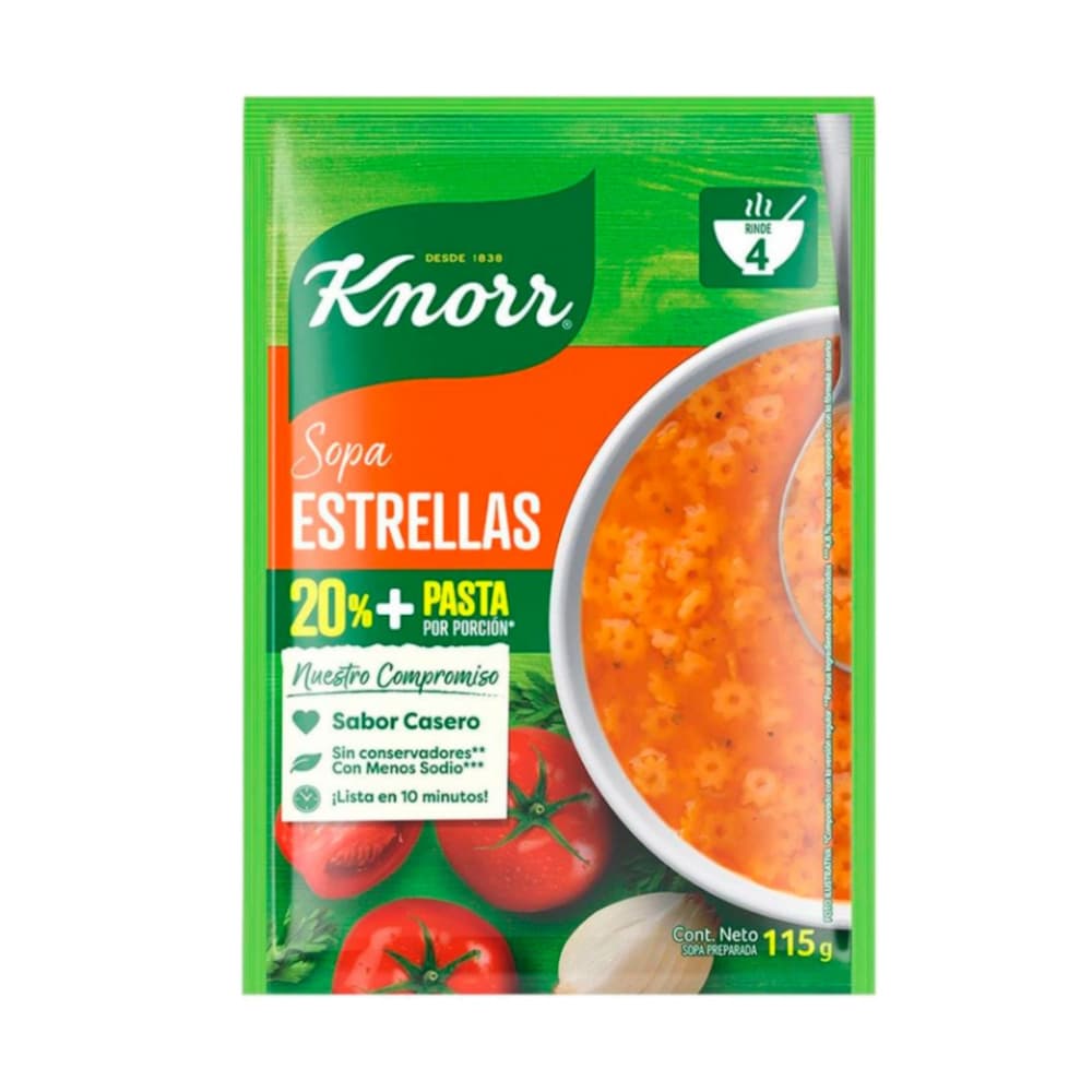 Sopa de estrellas Knorr (115 g / 4.05 oz) - Miniatura 1