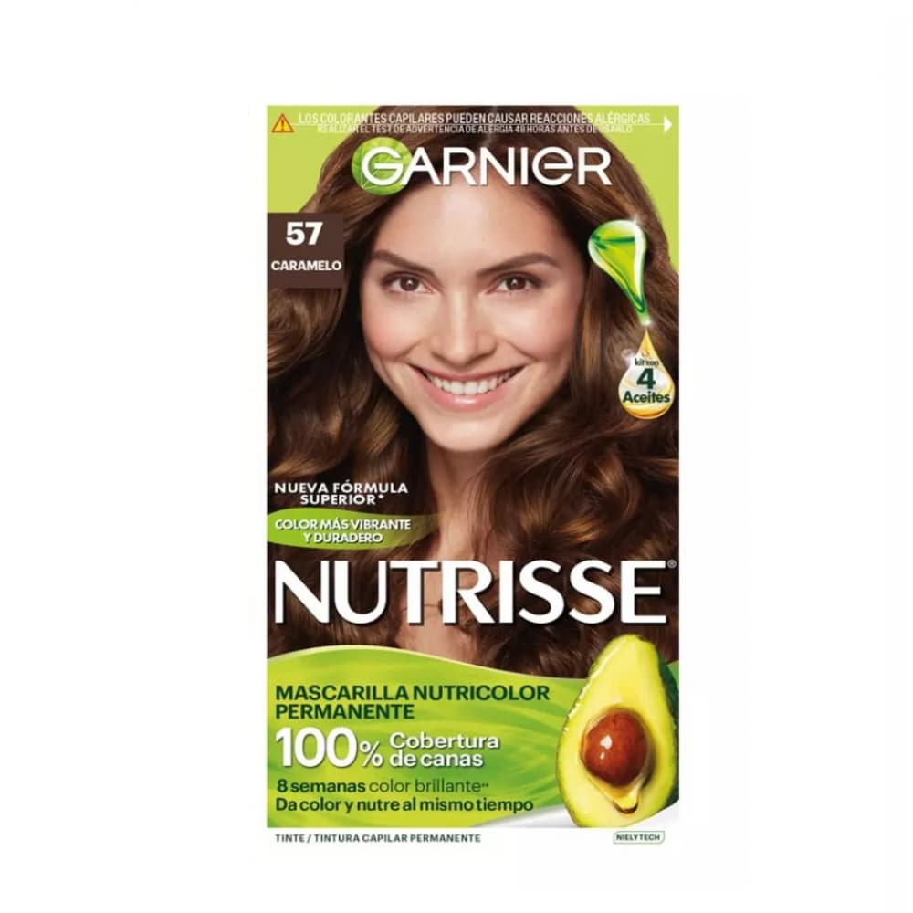 Tinte para el cabello No.57 caramelo Nutrisse Garnier - Miniatura 1