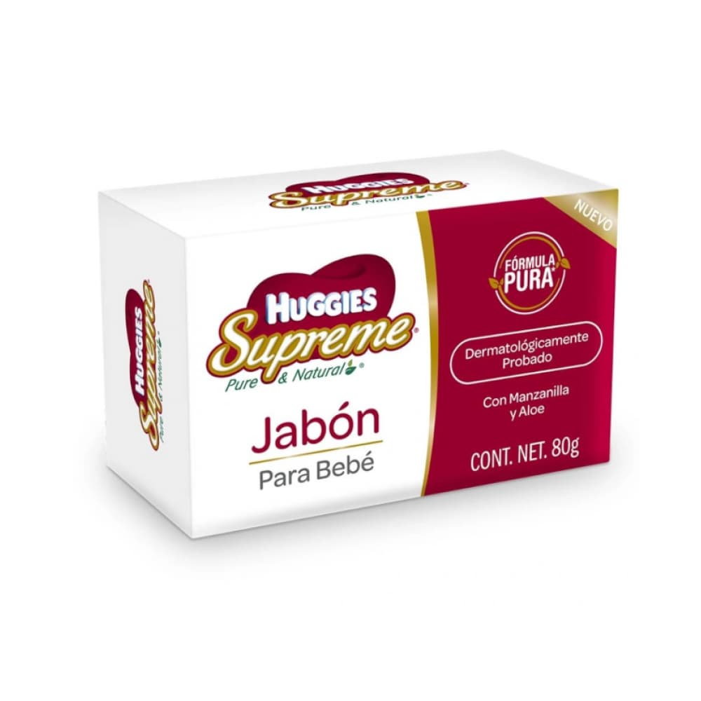 Jabón en barra para bebé con manzanilla y aloe Huggies (80 g / 2.82 oz) - Imagen 1