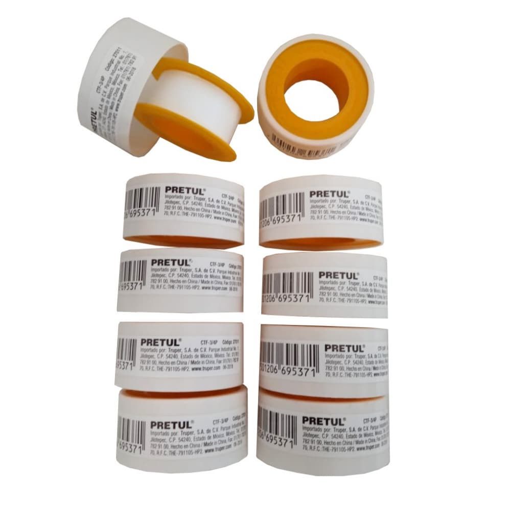 Teflón 19 mm Pretul (10 U) - Imagen 1