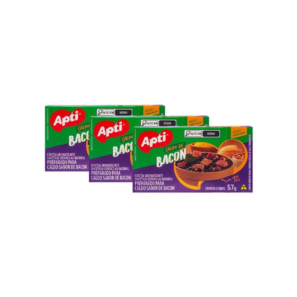 Caldo sabor bacon (3 x 57 g / 2.01 oz) - Miniatura 1