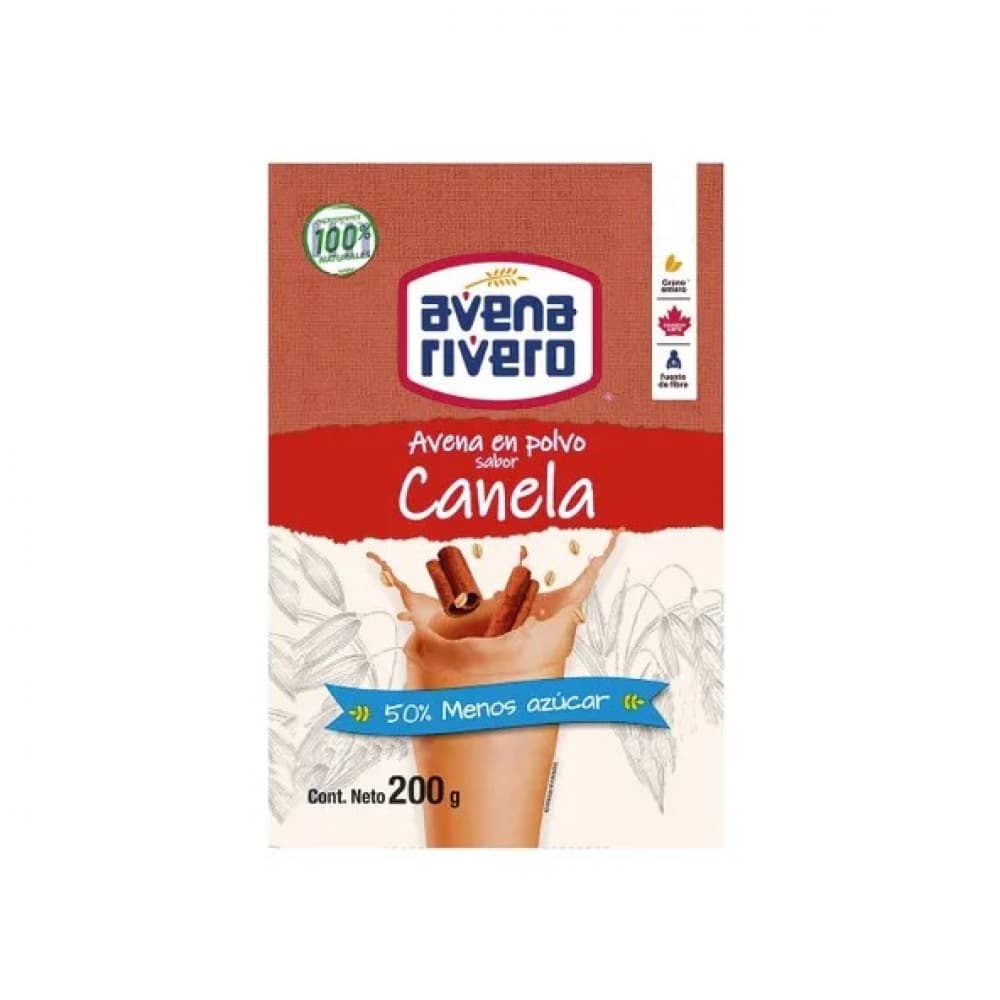 Avena en polvo sabor canela Avena Rivero (200 g / 7.05 oz) - Imagen 1