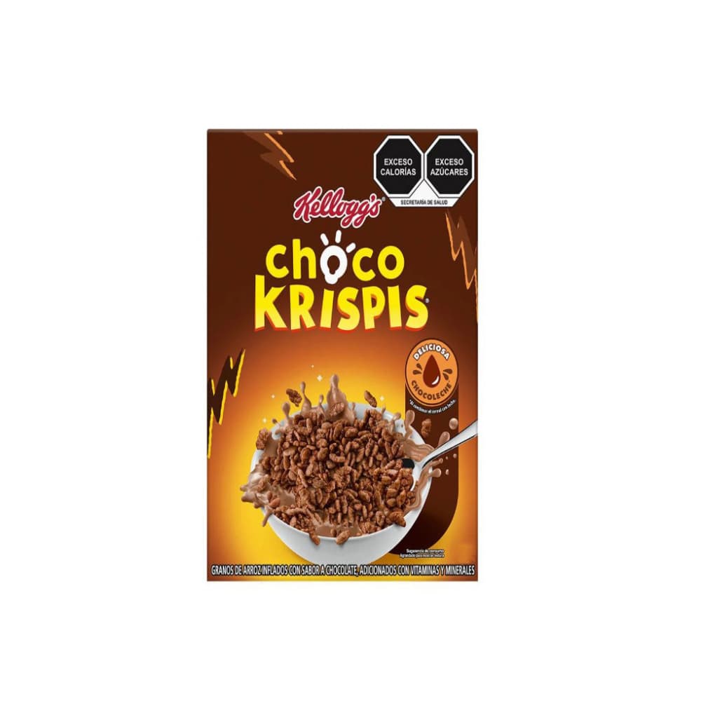 Granos de arroz inflados con sabor a chocolate Choco Krispis Kellogg’s (38 g / 1.34 oz) - Imagen 1
