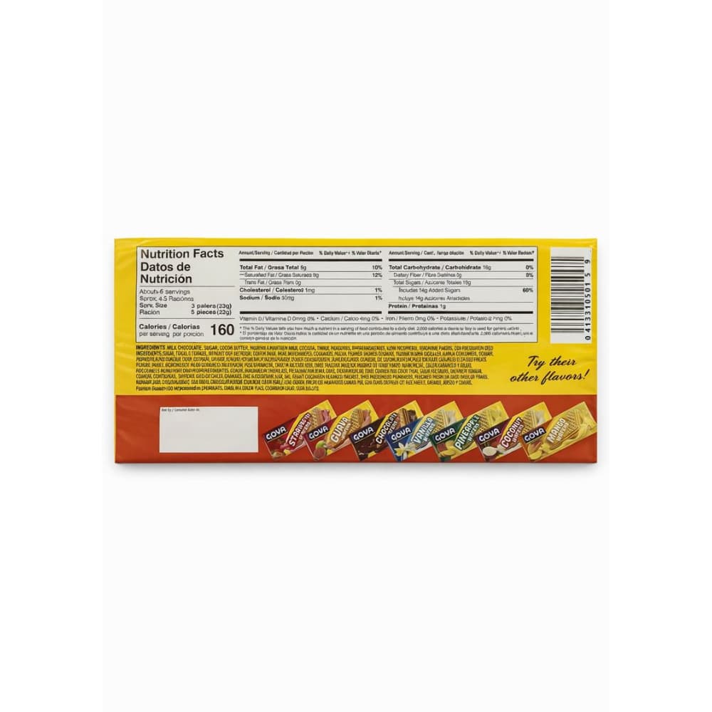 Sorbeto de vainilla relleno con crema sabor a dulce de leche Goya (140 g / 4.94 oz) - Miniatura 2