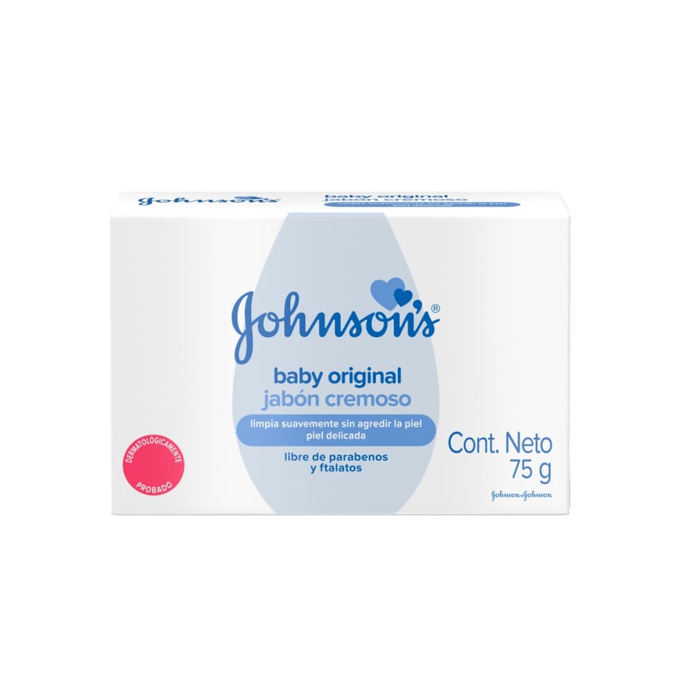 Jabón cremoso para bebé Johnsons (75 g / 2.64 oz) - Imagen 1