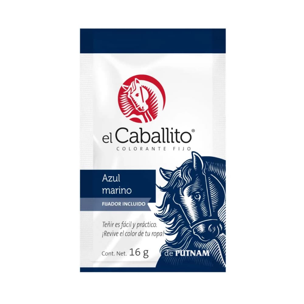 Colorante para ropa azul marino El Caballito (16 g) - Miniatura 1