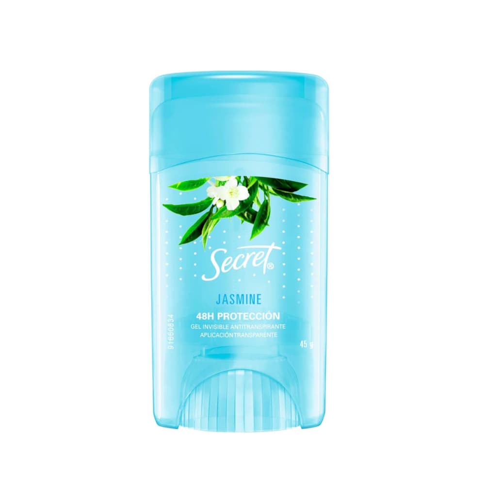 Desodorante en gel antitranspirante aroma a jasmín Secret (45 g / 1.58 oz) - Imagen 1