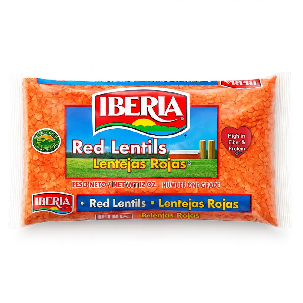 Lentejas rojas Iberia (340 g / 12 oz) - Imagen 1