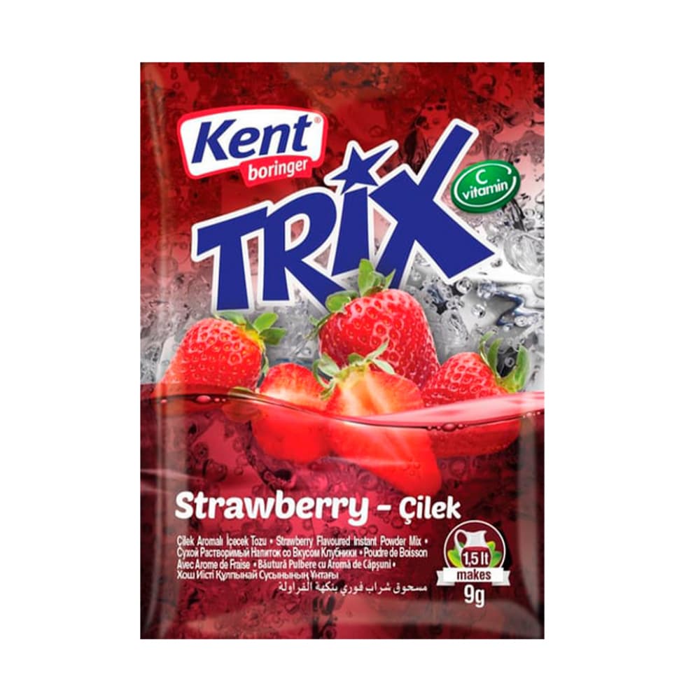 Refresco en polvo sabor fresa Trix (9 g) - Imagen 1