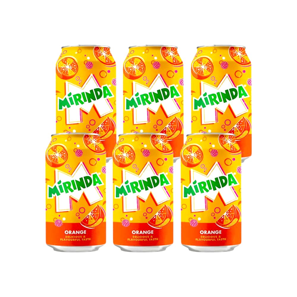 Refresco gaseado sabor naranja Mirinda (6 x 300 ml) - Imagen 1