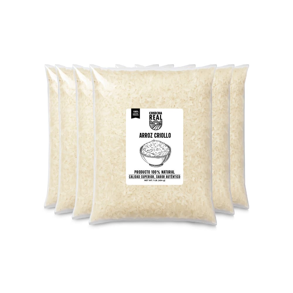 Arroz criollo Cosecha Real (6 x 454 g / 1 lb) - Imagen 1