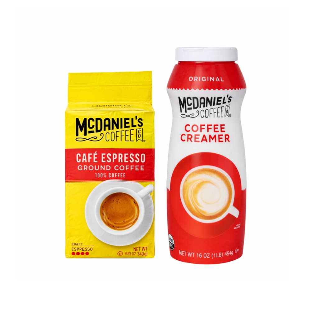 Café espresso Mc Daniel´s (250 g / 8.83 oz) +  Crema para café McDaniel's Coffee (454 g / 1 lb) - Miniatura 1