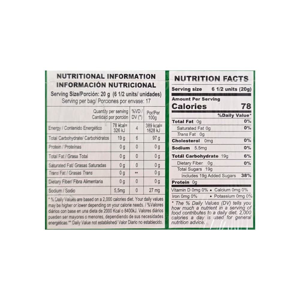 Caramelos duros sabor a menta y mentol Freegells (334.8 g / 11.80 oz) - Miniatura 4