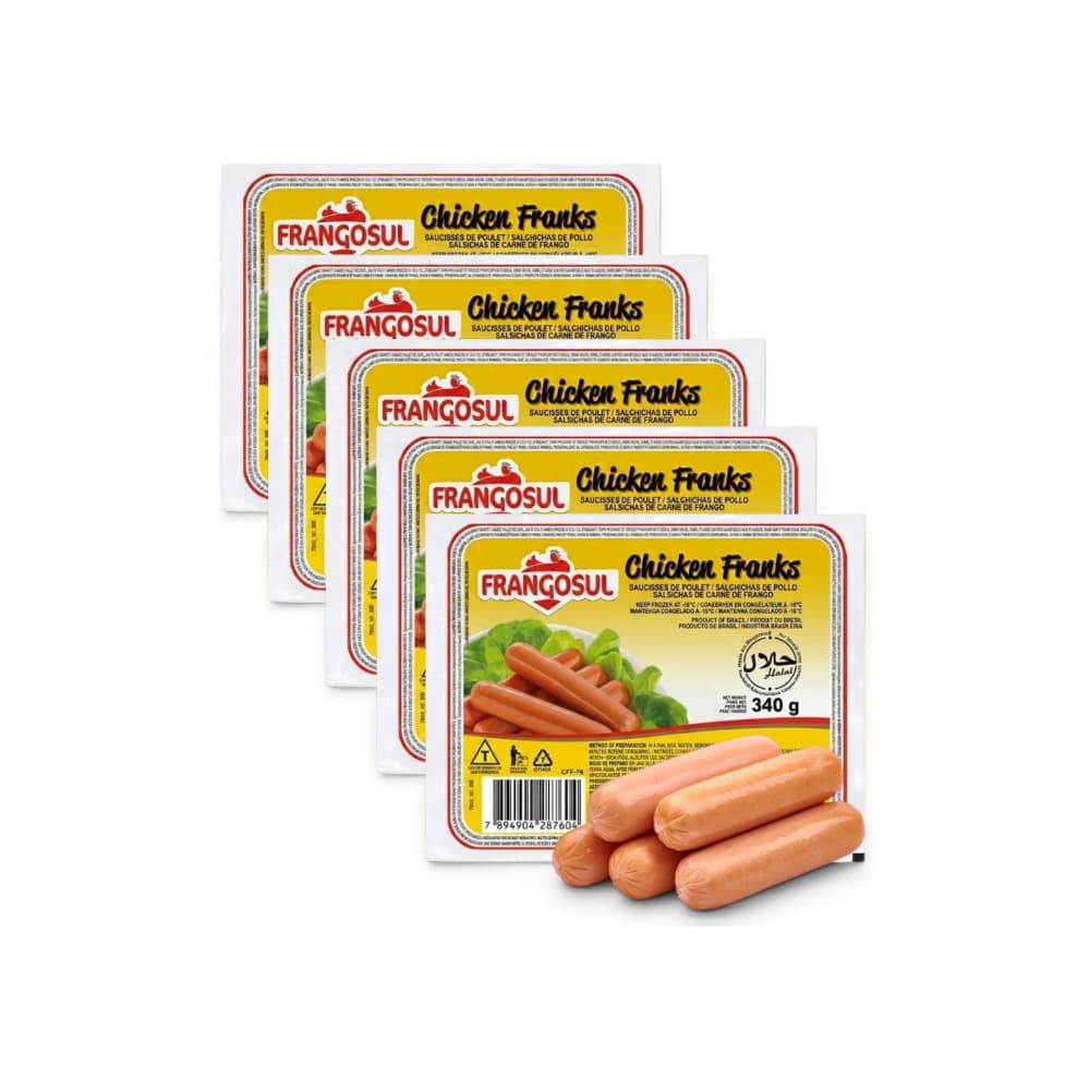 Salchicha de pollo Frangosul ( 5 x 340 g / 12 oz) - Imagen 1