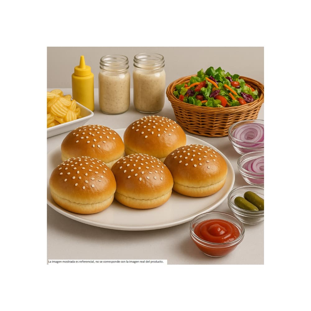 Pan hamburguesa ( 15 x 80 g / 2.82 oz) - Miniatura 4