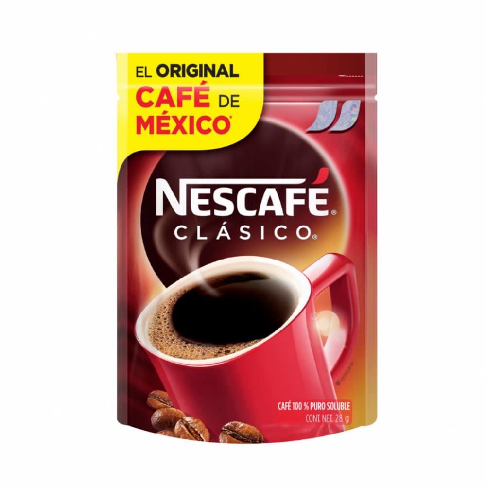 Café 100% puro soluble Nescafé (28 g) - Imagen 1