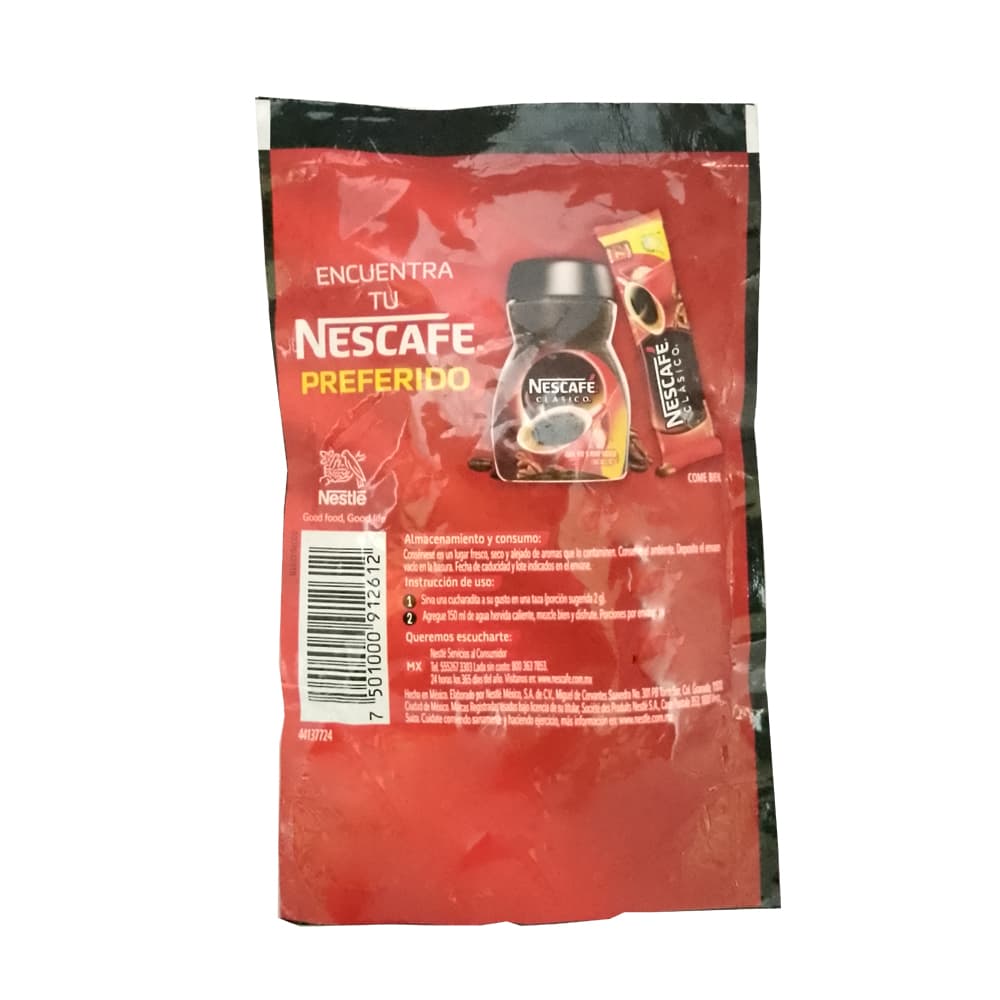 Café 100% puro soluble Nescafé (28 g) - Miniatura 2