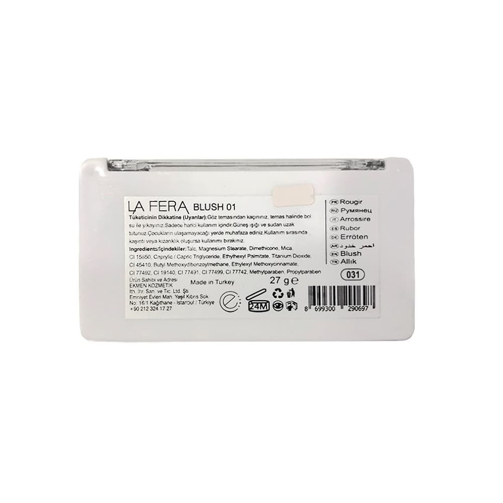 Paleta de rubor No 1 La Fera (27 g) - Miniatura 3