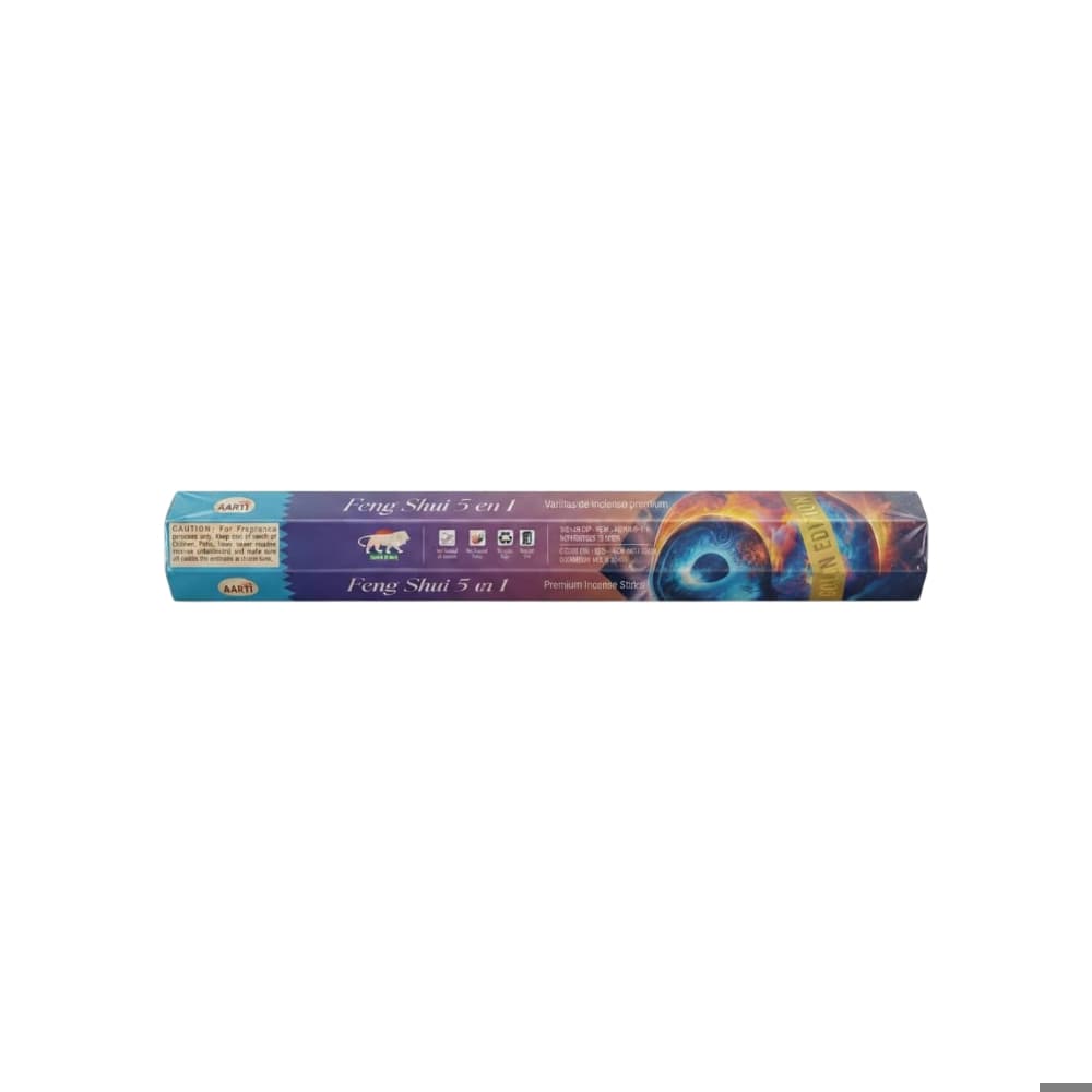 Varillas de incienso premium Feng Shui 5 en 1 Aarti (20 U) - Miniatura 1