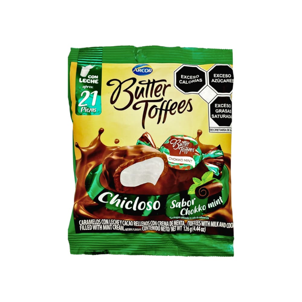 Caramelos con leche y cacao rellenos con crema de menta Arcor (126 g / 4.4 oz) - Miniatura 5