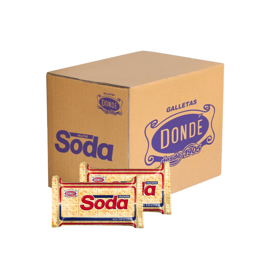 Galletas de soda Dondé (12 x 160 g / 5.64 oz) - Miniatura 3